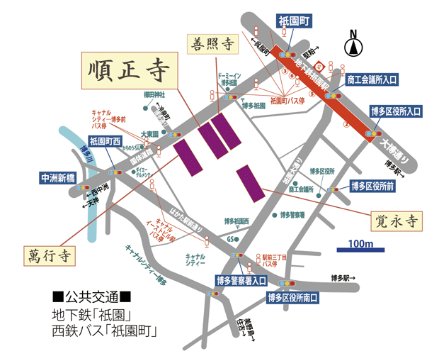 祇園周辺地図